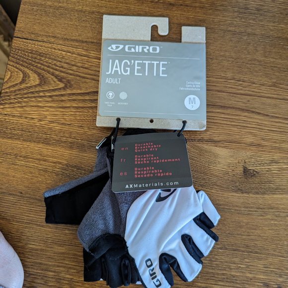 Giro Black and White Cycling Gloves - Picture 4 of 4